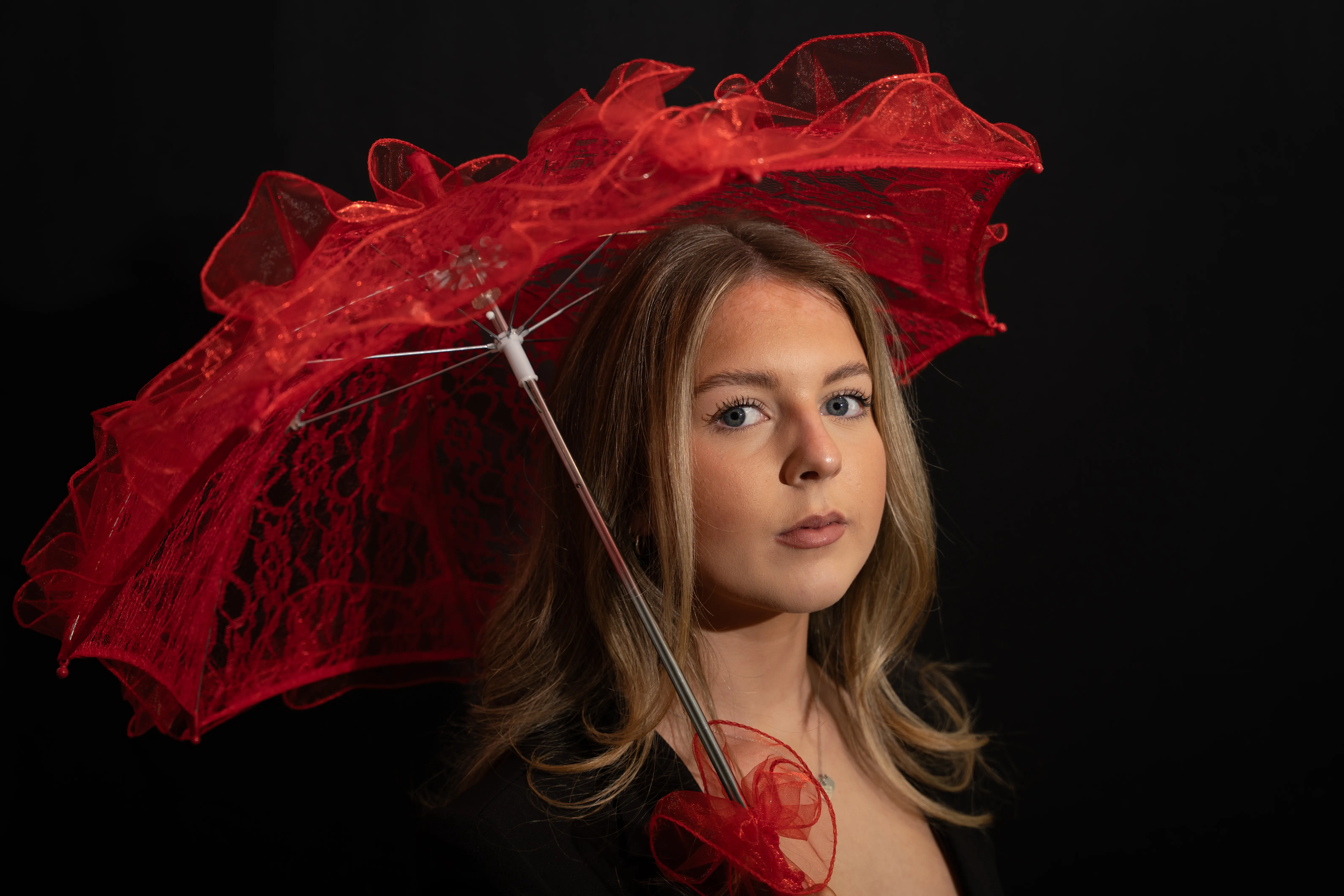 the girl in red